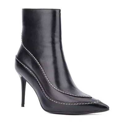 Torgeis Womens Sophie Heeled Stiletto Heel Booties In Black