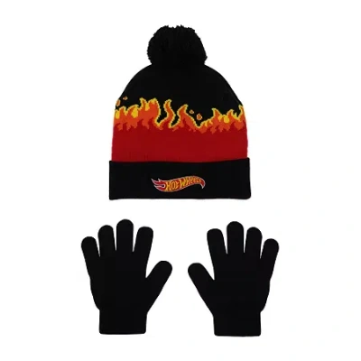 Hot Wheels Little & Big Kid Boys 2-pc.  Cold Weather Set In Black