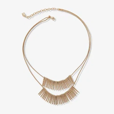 Worthington Gold Tone Womens 17 Inch Strand Necklace In Gold