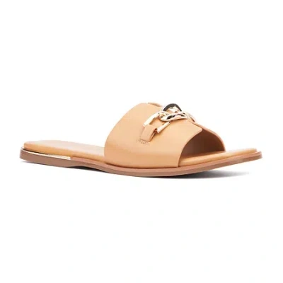 Torgeis Womens Tabitha Slide Sandals In Neutral