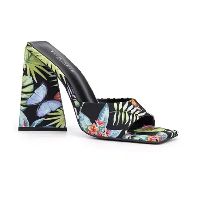Torgeis Womens Paradise Heeled Sandals In Multi