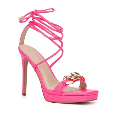 Torgeis Womens Cassava Heeled Sandals In Pink