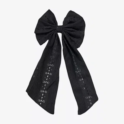 Arizona Lace Hair Bow In Black