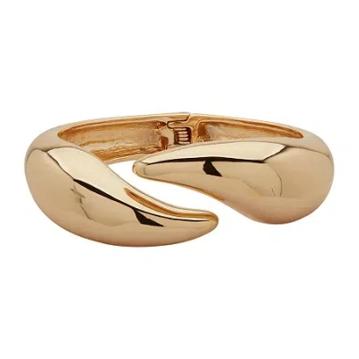 Worthington Gold Tone Womens Cuff Bracelet In Gold
