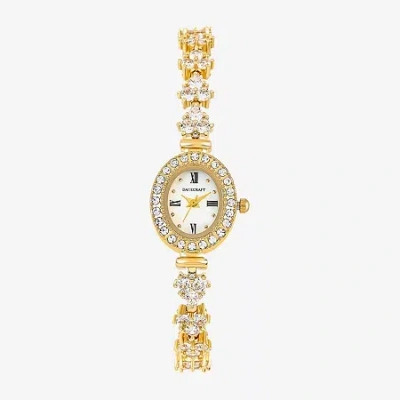 Danecraft Womens Gold Tone Bracelet Watch Dc11809g-42-e27 In Gold