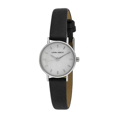 Laura Ashley Womens Black Strap Watch La2001bk In Green