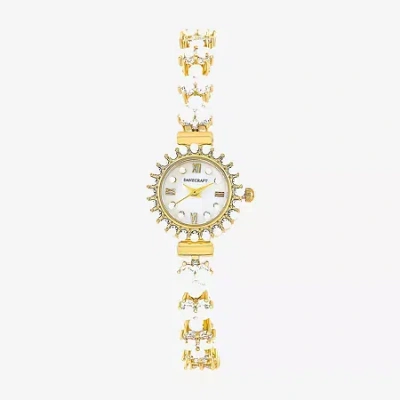 Danecraft Womens Gold Tone Bracelet Watch Dc11810g-42-e27 In Gold