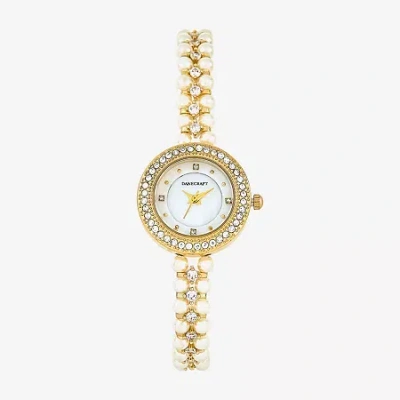 Danecraft Womens Gold Tone Bracelet Watch Dc09388g-42-e28 In Gold