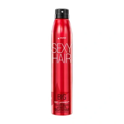 Sexy Hair Get Layered Flash Dry Thickening Hair Spray 10 Oz. In Transparent