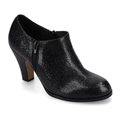 Journee Collection Womens Stiletto Heel Booties In Black