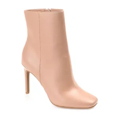 Journee Collection Womens Silvy Stiletto Heel Booties In Pink