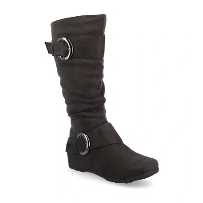 Journee Collection Womens Jester Slouch Boots In Gray