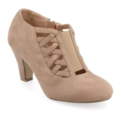 Journee Collection Womens Piper Booties In Nude