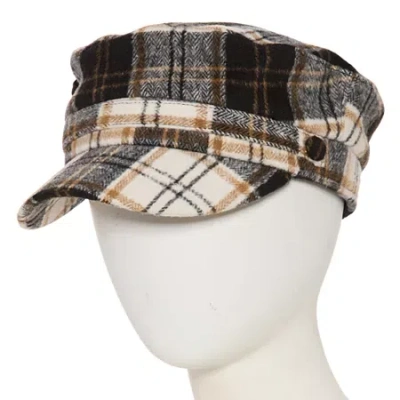 Mixit Plaid Womens Cadet Hat In Multi