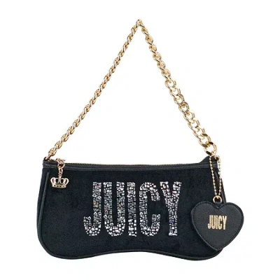 Juicy By Juicy Couture Shine Bright Shoulder Bag In Black