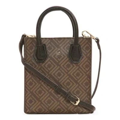 Liz Claiborne Carmen Mini Shopper Crossbody Bag In Brown
