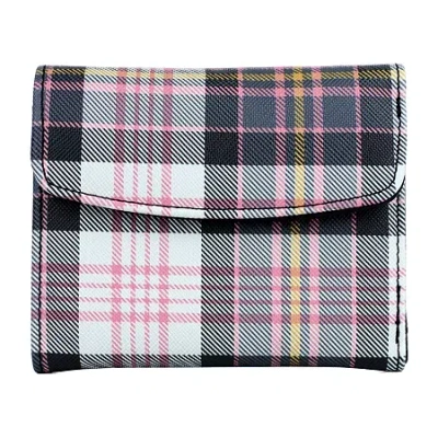 Julia Buxton Mini Trifold Womens Rfid Blocking Trifold Wallet In Multi