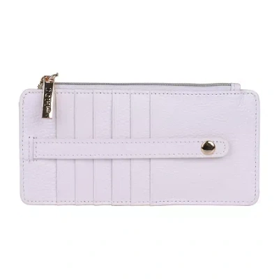 Dopp Thin Card Holder Womens Rfid Blocking Wallet In Purple