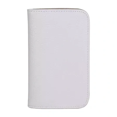 Dopp Snap Card Case Womens Rfid Blocking Wallet In White