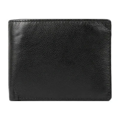 Karla Hanson Mens Rfid Blocking Bifold Wallet In Black