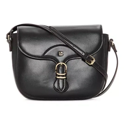 Liz Claiborne Briella Flap Crossbody Bag In Black
