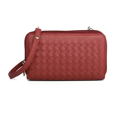 Karla Hanson Womens Rfid Blocking Wallet In Red