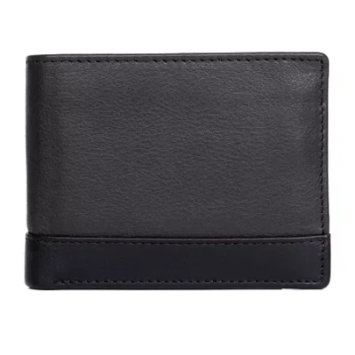 Karla Hanson Mens Rfid Blocking Bifold Wallet In Brown