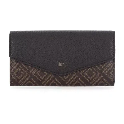 Liz Claiborne Envelope Clutch Womens Envelope Wallet In Brown