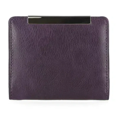 Mundi Mini Womens Rfid Blocking Bifold Wallet In Purple