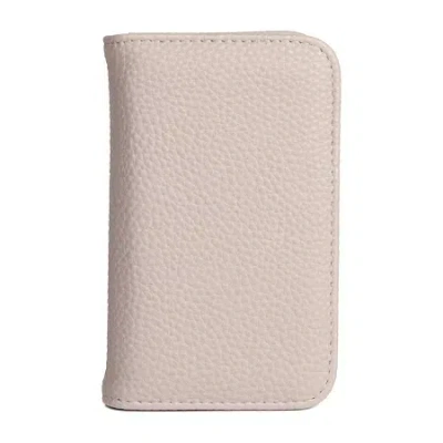 Julia Buxton Snap Card Case Womens Rfid Blocking Front Pocket Wallet In Neutral