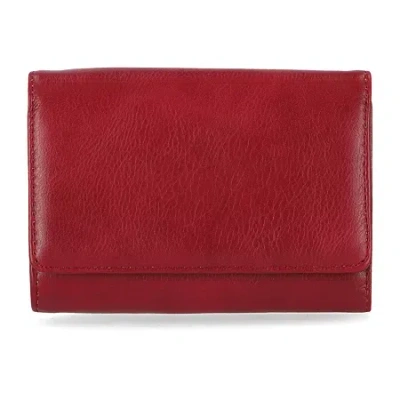 Mundi Amsterdam Womens Rfid Blocking Indexer Wallet In Red