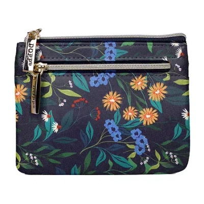 Dopp Large Id Coin Case Womens Rfid Blocking Wallet In Blue