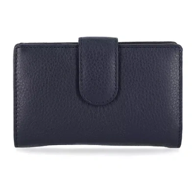 Mundi S&p Indexer Womens Rfid Blocking Indexer Wallet In Blue