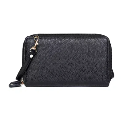 J. Buxton Womens Rfid Blocking Wallet In Black