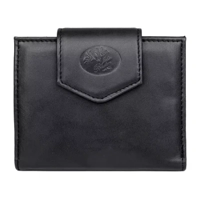 J. Buxton Womens Rfid Blocking Indexer Wallet In Black