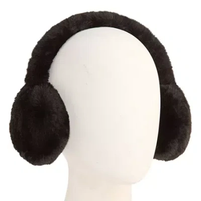 Mixit Faux Fur Band Womens Ear Muffs In Black