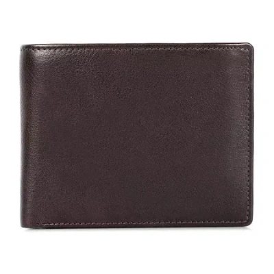 Karla Hanson Mens Rfid Blocking Bifold Wallet In Brown