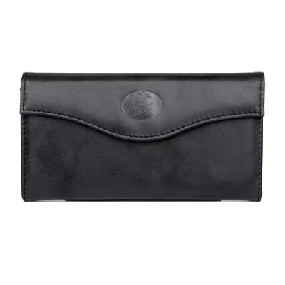 J. Buxton Womens Rfid Blocking Wallet In Black