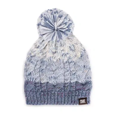 Muk Luks Womens Beanie In Blue
