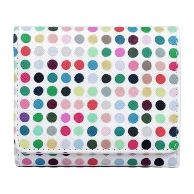 Julia Buxton Medium Trifold Womens Rfid Blocking Trifold Wallet In Multi