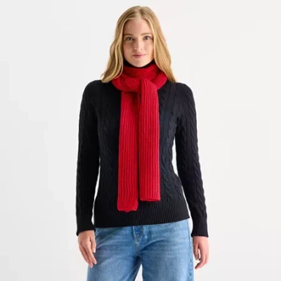 Mixit Knit Oblong Scarf In Red
