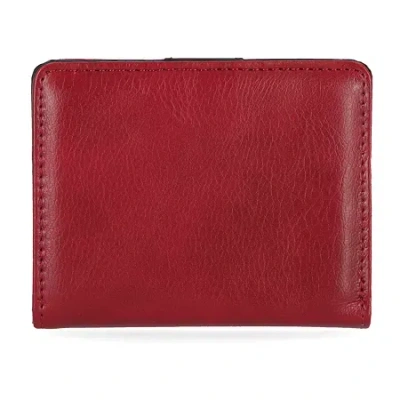 Mundi Mini Safe Keeper Womens Rfid Blocking Bifold Wallet In Red