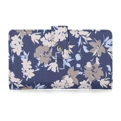Mundi Madame Secretary Womens Expandable Wallet In Blue