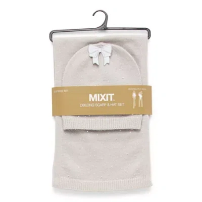 Mixit Embellished Gift Cold Weather Set In Neutral