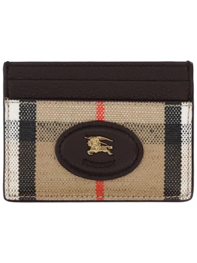 Burberry Highlands Card Holder In Brown
