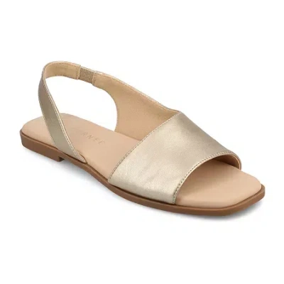 Journee Collection Womens Brinsley Slingback Strap Flat Sandals In Neutral