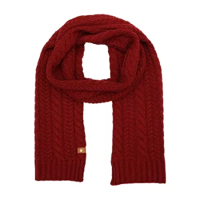 Frye And Co Oblong Scarf In Red