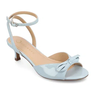Journee Collection Womens Jennifer Heeled Sandals In Blue