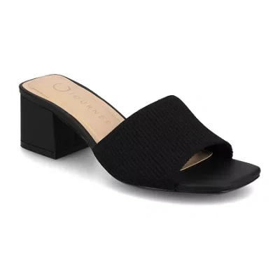 Journee Collection Womens Shilin Heeled Sandals In Black
