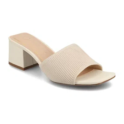 Journee Collection Womens Shilin Heeled Sandals In Neutral